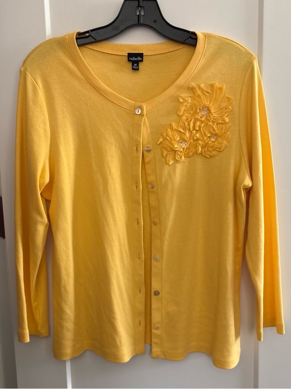 Rafaella Golden Yellow Knit Top